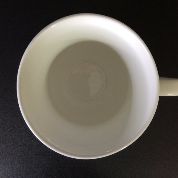 COFFEE Mug Cup White Green Fruit Design 10 Oz - Picture 11 of 12